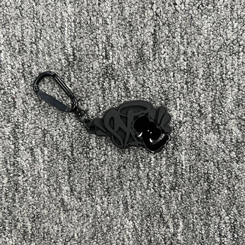 cny S-World Black Keychain 登山扣 纯黑钥匙扣 SY-82