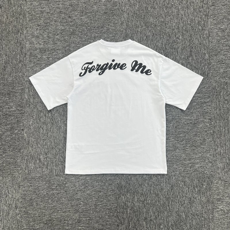cny  SynaWorld Forgive Tee-White 别忘记我 基础发泡印花 短袖白色 SY-98