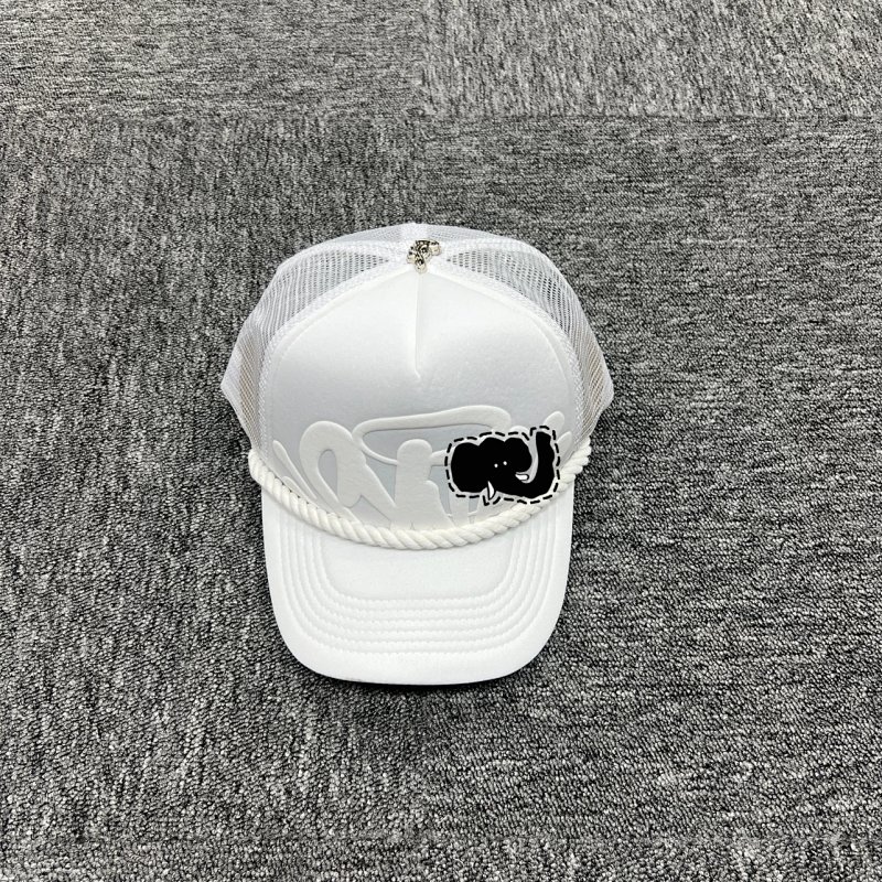 cny  SYNAWORLD TRUCKER-CAP-WHITE  白色弯檐帽 SY-48
