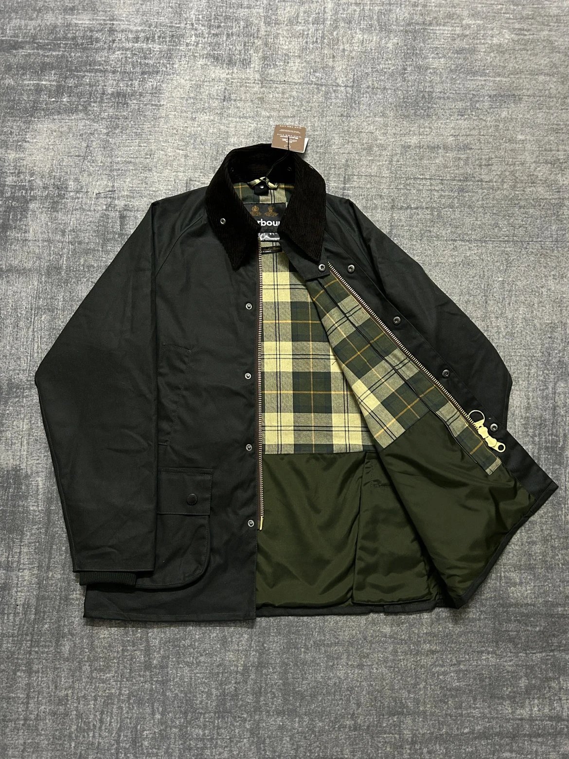 Pure original ruthless goods! Not many! Barbour Bedale Oil Wax Sage Green Classic Hunting Jacket for Men and Women