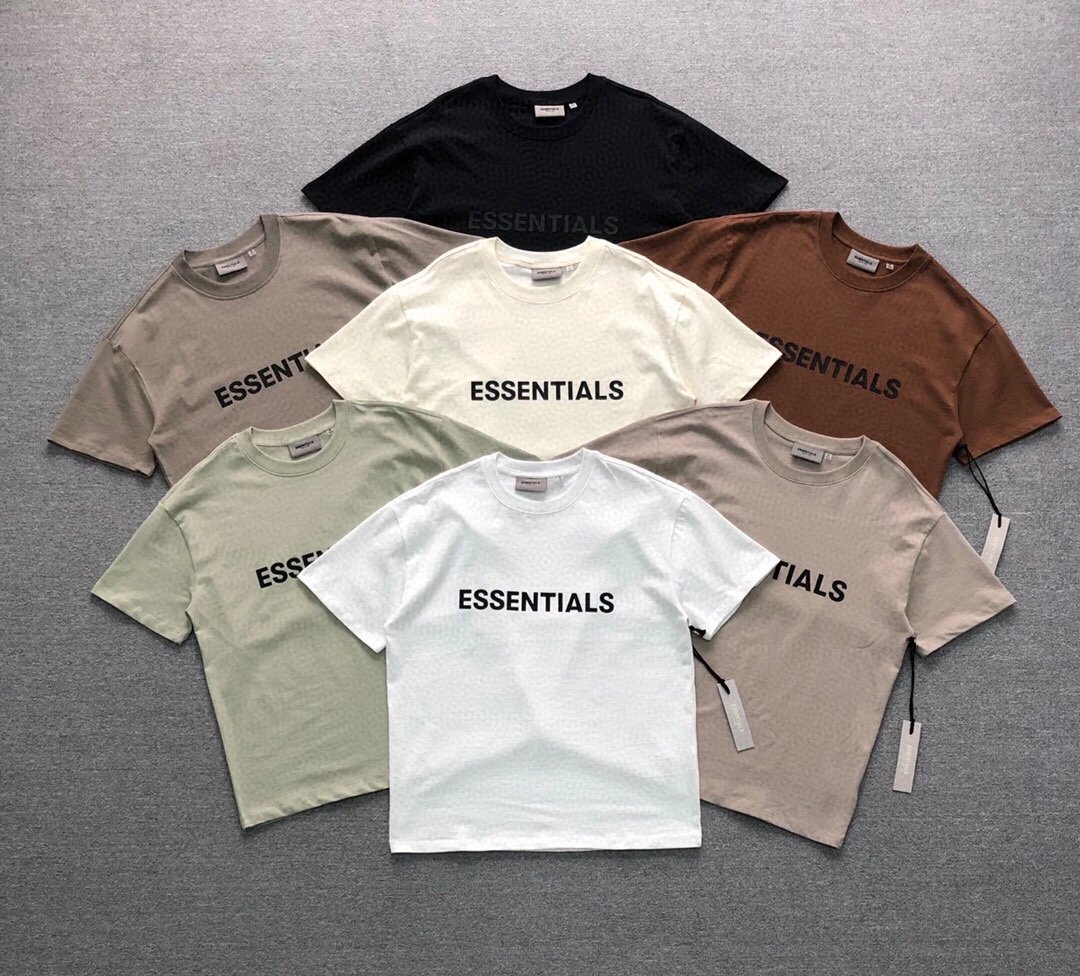 The hottest FOG rewire ESSENTIALS Silicone eight-color couple short-sleeved good quality and lowest price to beat the whole network
