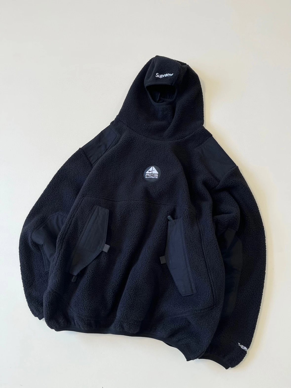 Sup FW22 Week 3 ACG Fleece Pullover Collab Fleece-Lined Long Sleeve Hoodie/Jacket