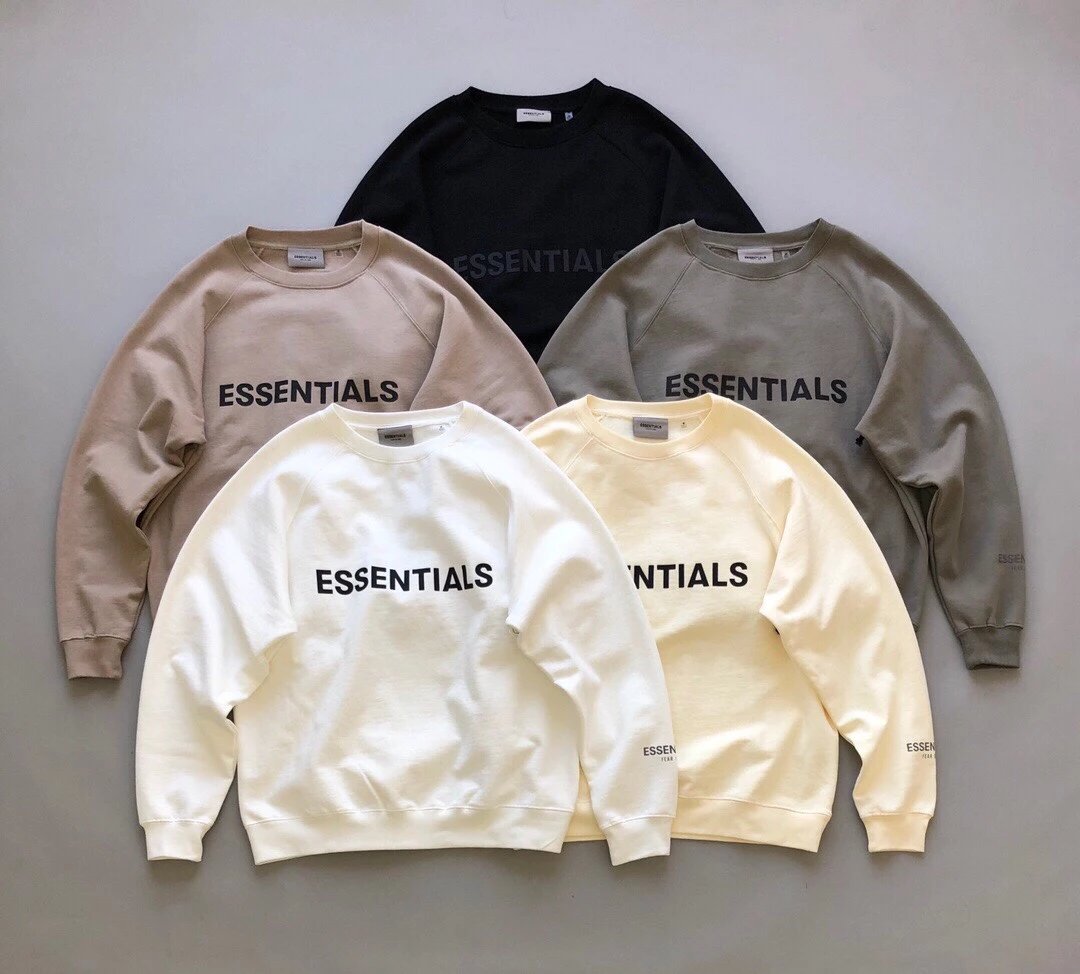 Silicone Letter Crewneck Sweatshirt