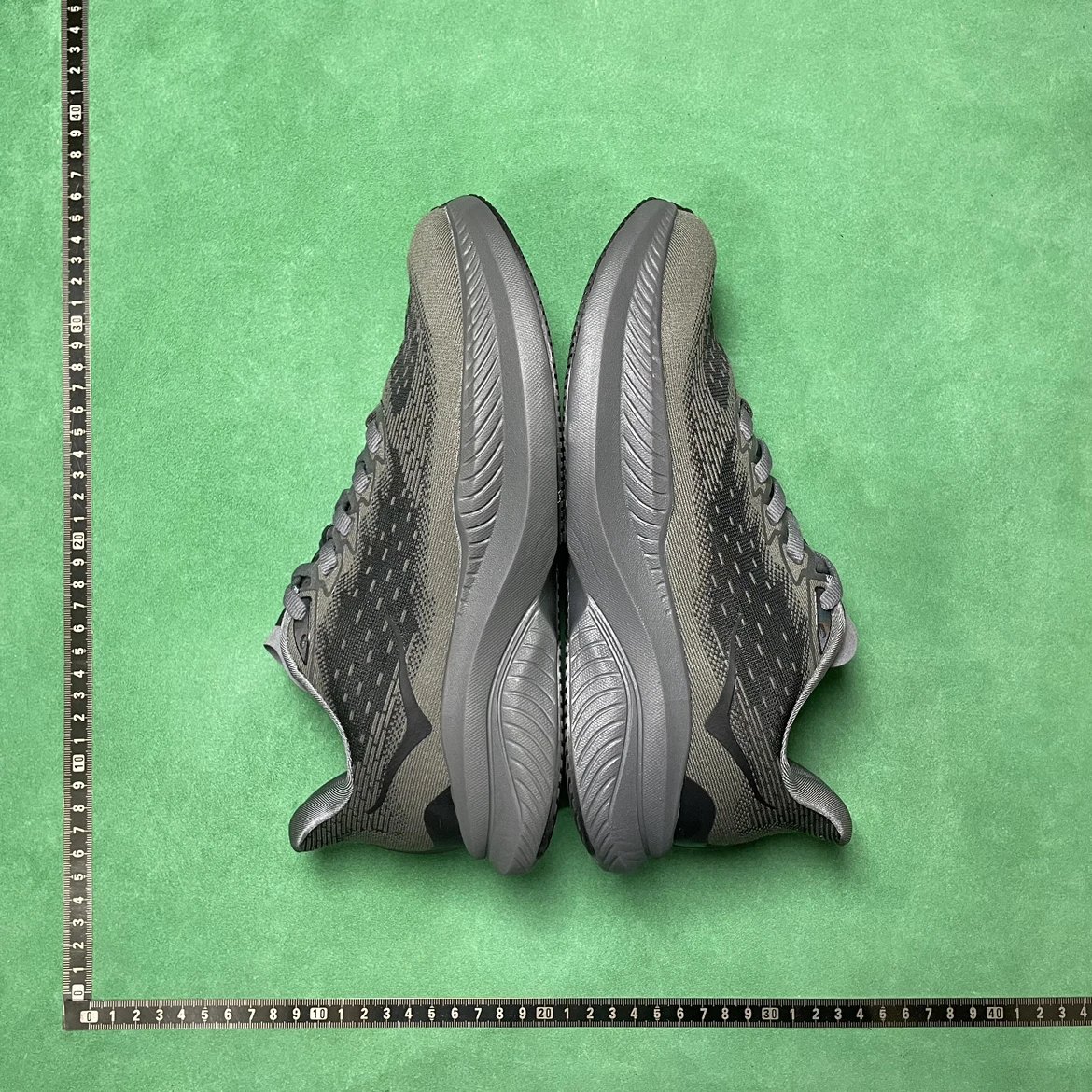 Grey Knit Running Sneakers