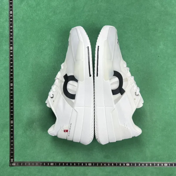 On Running Cloudmonster White Black Sneakers Running Shoes - 12
