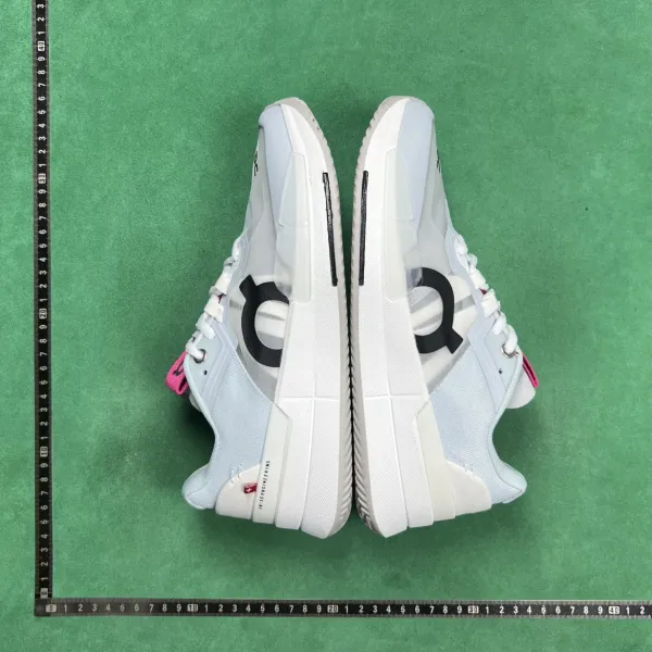 On Running Cloudmonster White Black Sneakers Running Shoes - 10