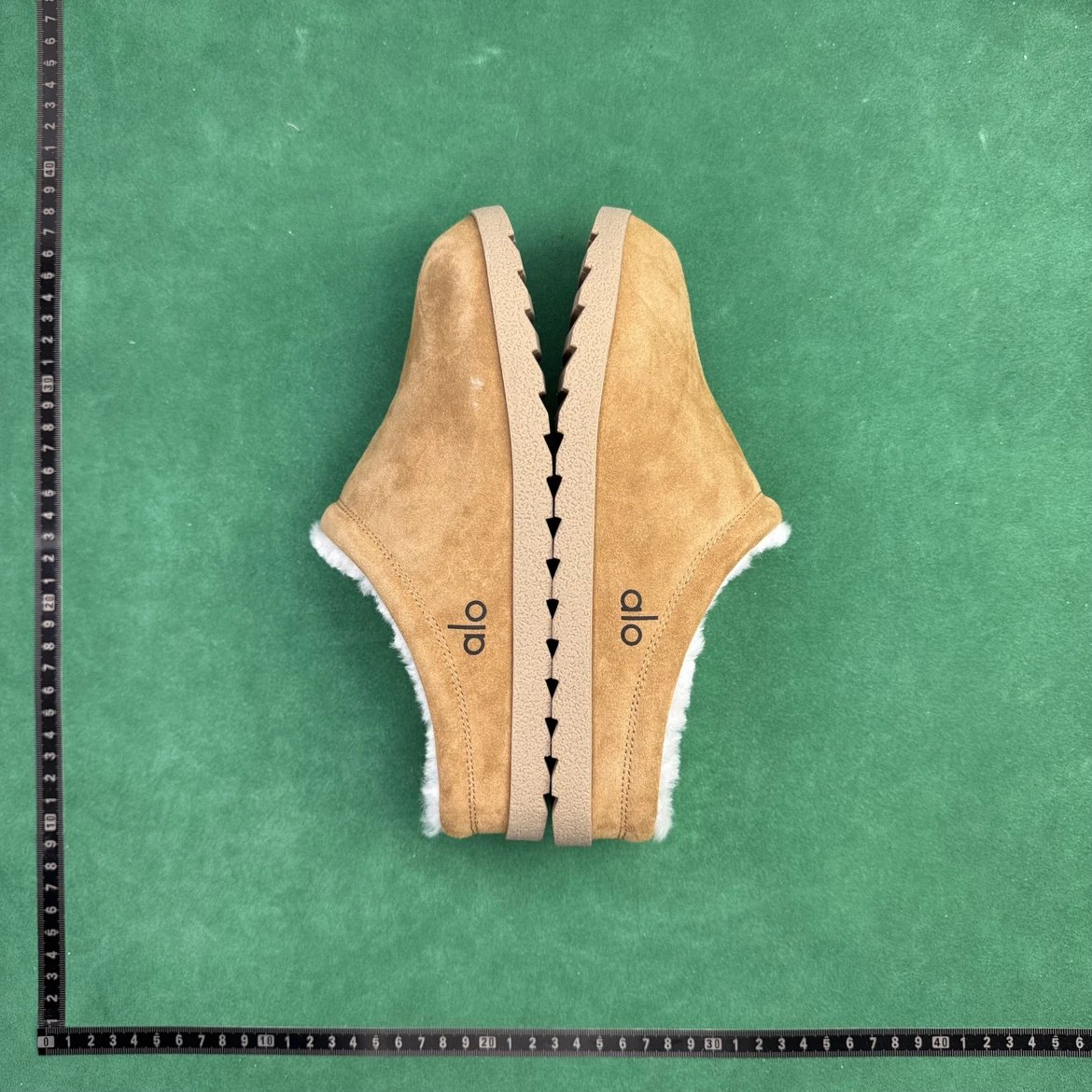DLO Beige Suede Slip-On Shoes