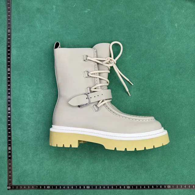 Unbranded Boots Lace-Up Buckle Lug-Sole Ankle product detail image 3