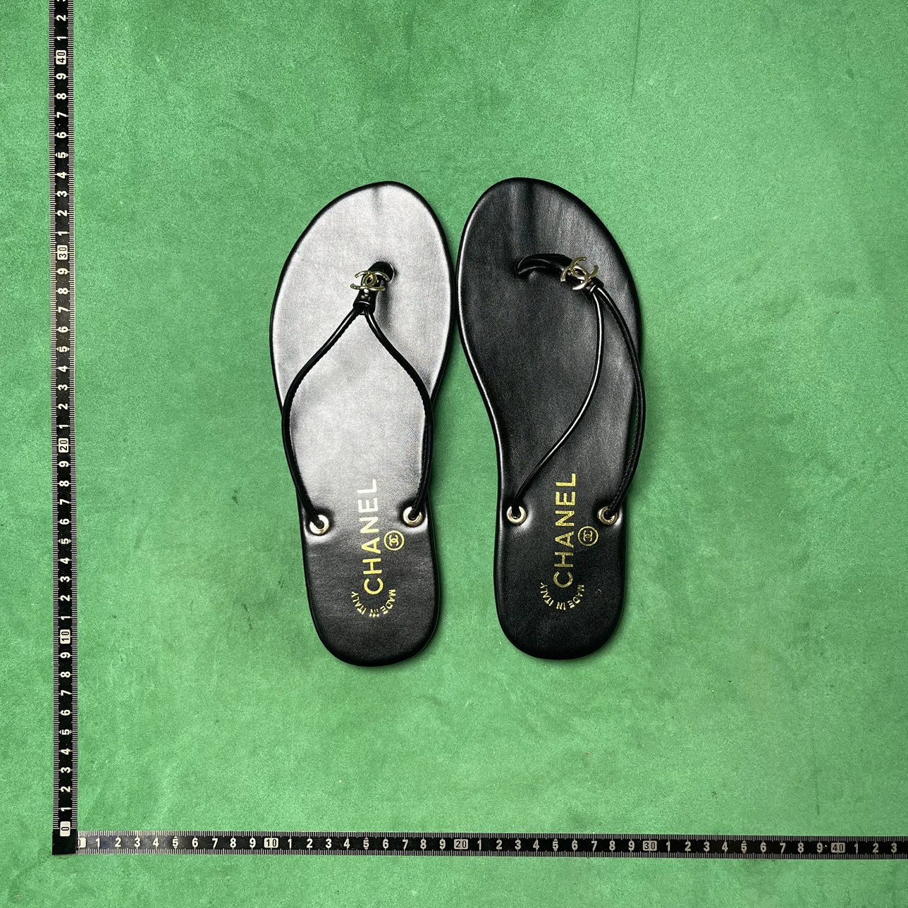 Chanel Logo Thong Sandal