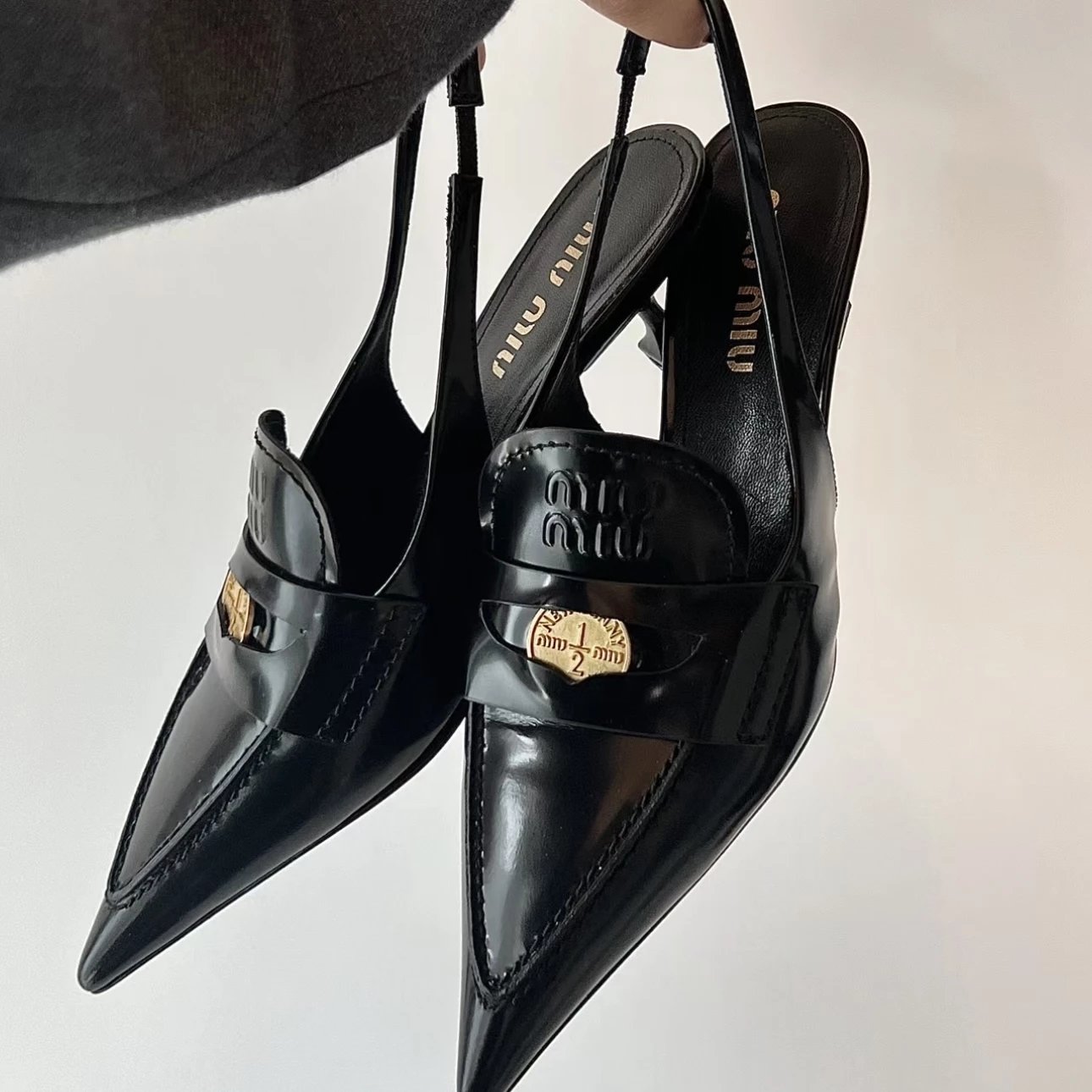 Miu Miu Slingback Coin · 3