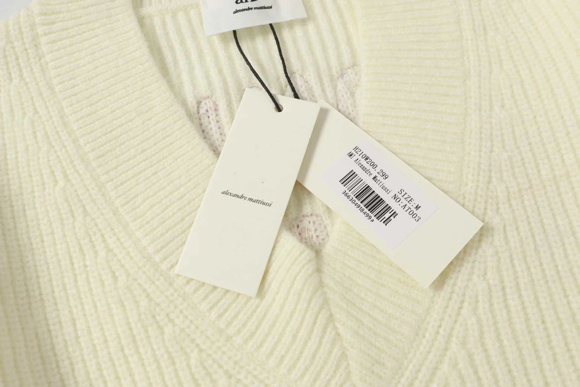 Striped Glitter Turtleneck Sweater in Cream and Silver - 18