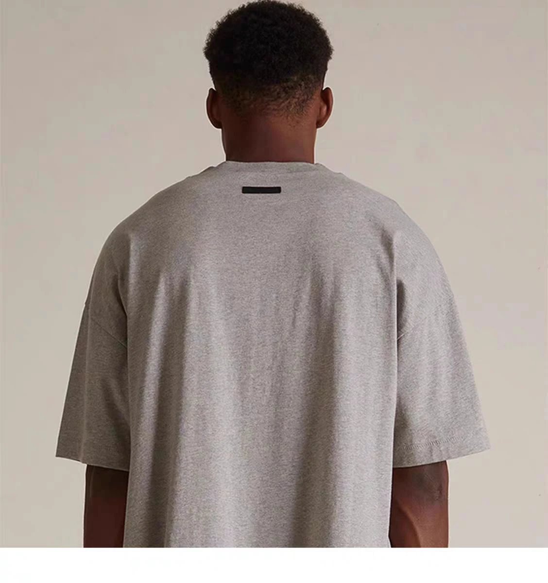 Fear of God Essentials Arch Logo Gray T-Shirt - 19