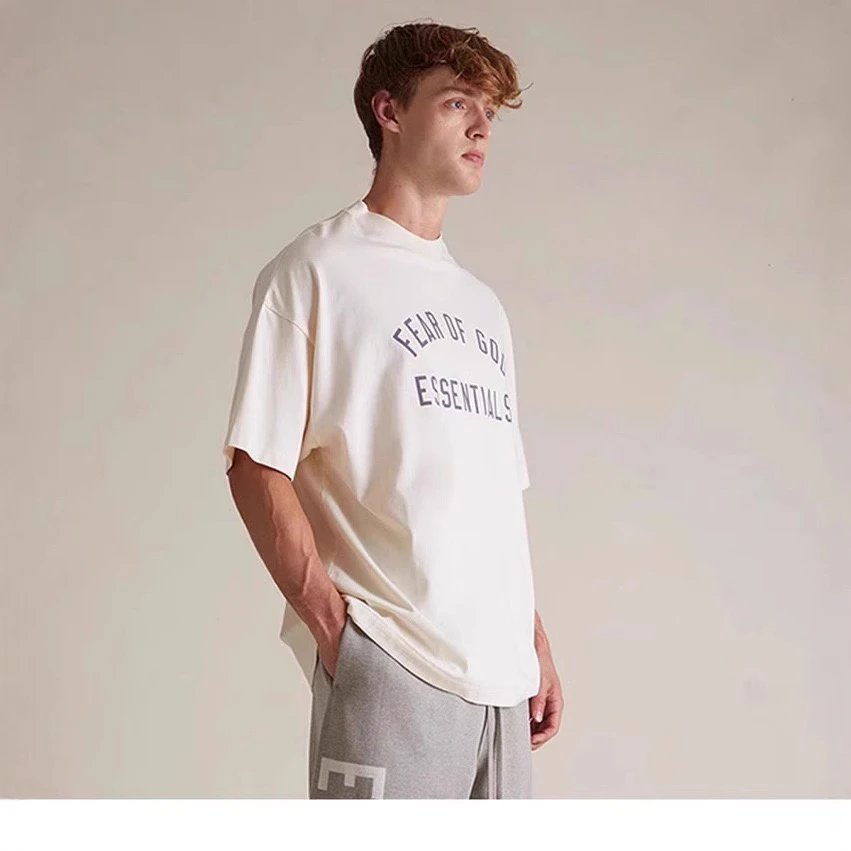 Fear of God Essentials Arch Logo Gray T-Shirt - 23