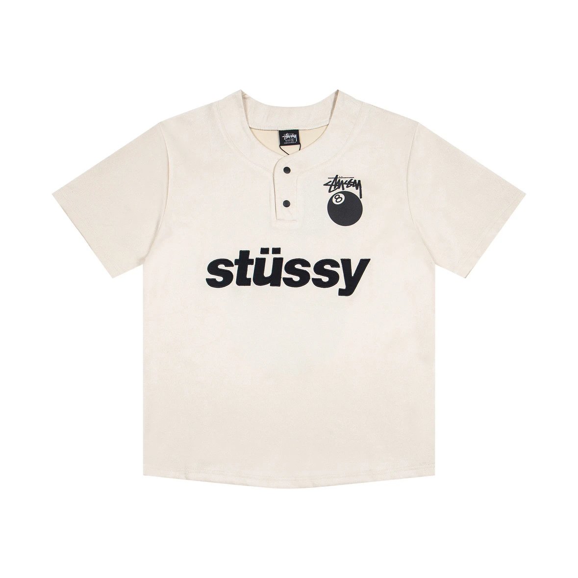 Stüssy Long Sleeve Polo Black - 26