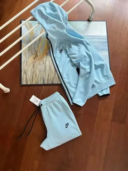 Nike Tech Fleece Half-Zip Hoodie and Joggers Set White - 26