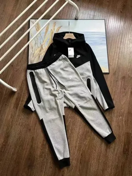 Nike Tech Fleece Half-Zip Hoodie and Joggers Set White - 29