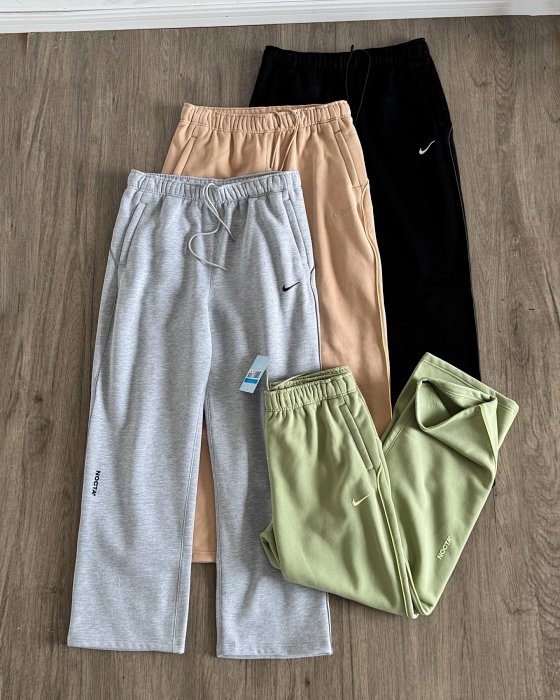 SS24 Fleece Loose Straight Knitted Sports Pants
