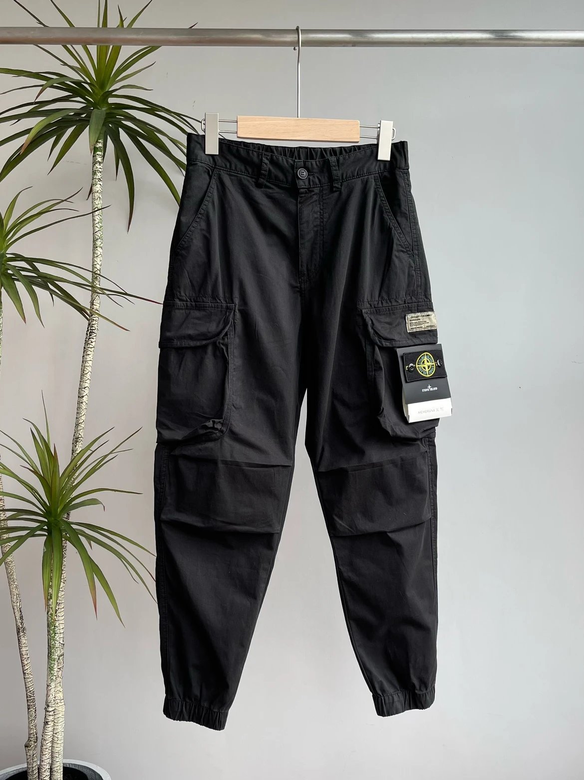 Vintage Washed Side Pocket Cargo Pants