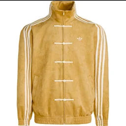 thumbnail for Full size Qi [new five colors, dark olive green, oatmeal, dark gray, light gray blue, sauce purple] limited new Chinese buckle suede stand-up collar Tang style jacket fashionable, comfortable and versatile loose striped retro stand-up collar jacket for men and women