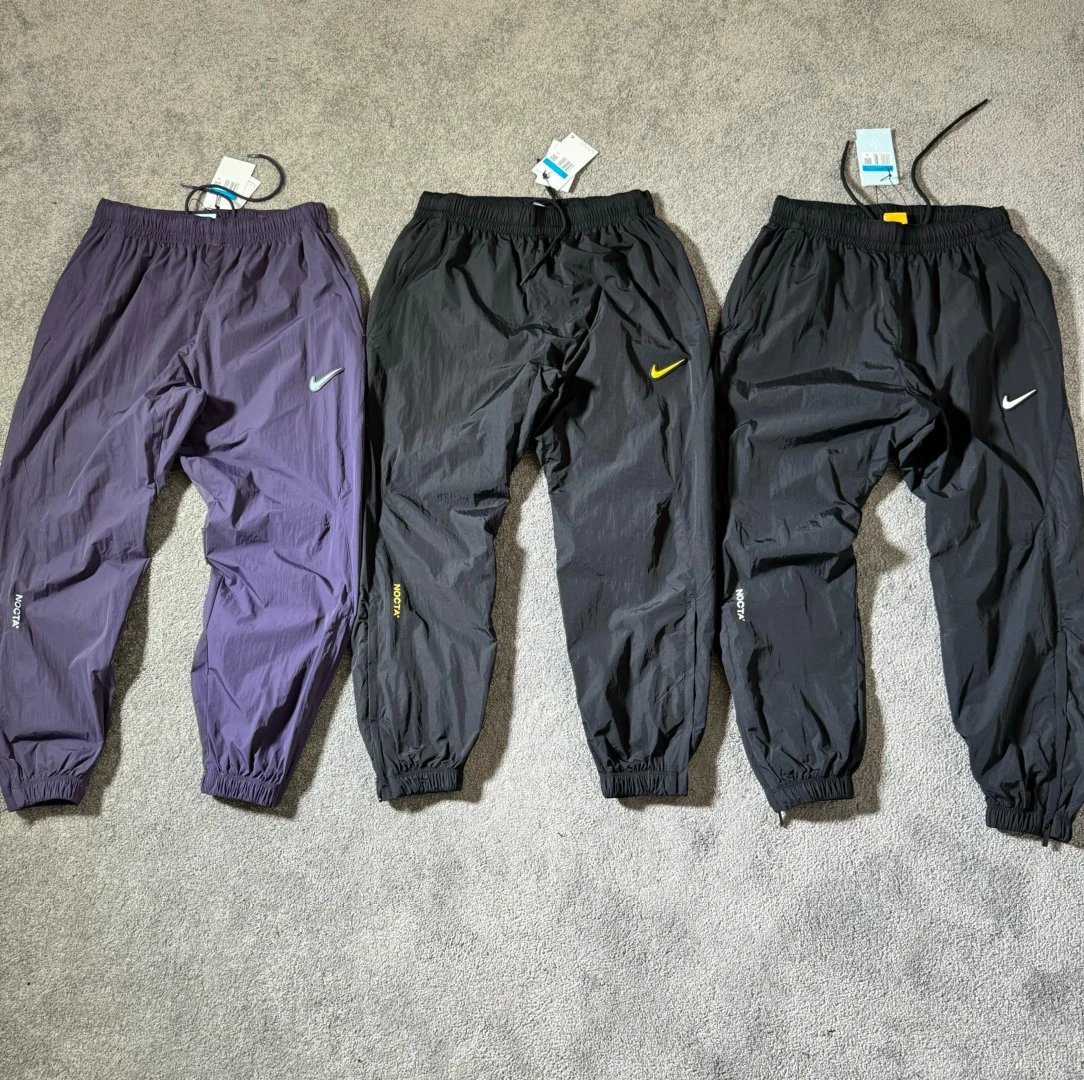 Mid-Rise Loose-Fit Joggers with Zipper Pockets (Matching Jacket Available) - Couple Style