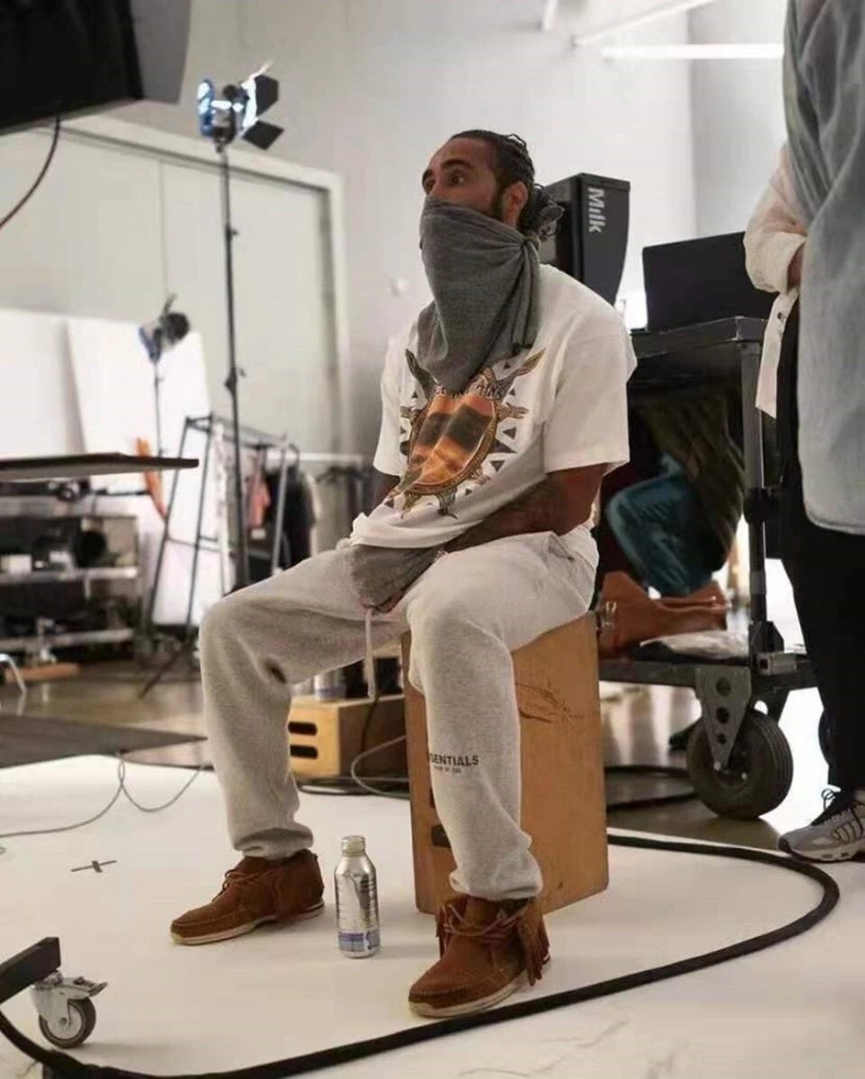 FEAR OF GOD FOG 7TH Season Cotton Linen Face Mask Scarf