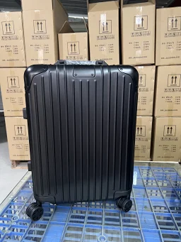 thumbnail for original luggage 925 aluminum-magnesium alloy trolley case metal suitcase 21 inch boarding case