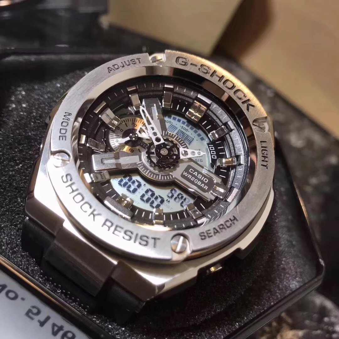 卡西欧G-SHOCK运动防水男表日本casio手表男学生手表GA-T400新款潮流时尚潮牌