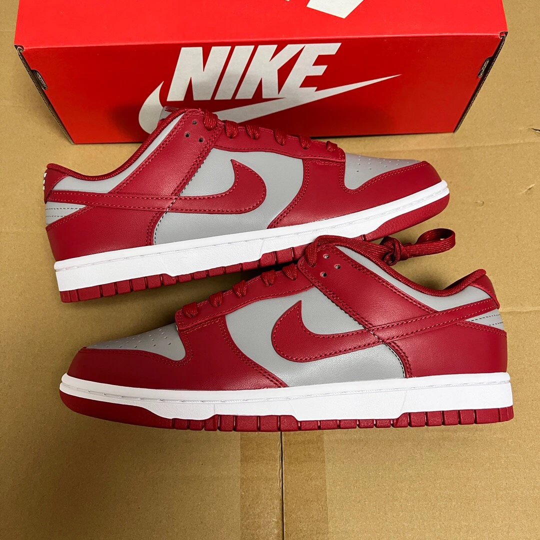 【发货实拍】顶级纯原 外贸订单 NK Dunk Low 灰红 DD1391-002 原盒原配 圈内天花板工艺 原厂冲刀 超高清洁度 全鞋零毛边皮料切割 全套原楦原模倾力打造完美版