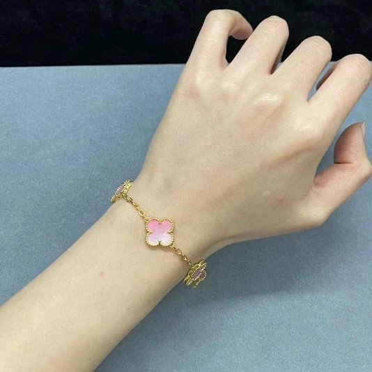 Gold Pink Mother-of-Pearl