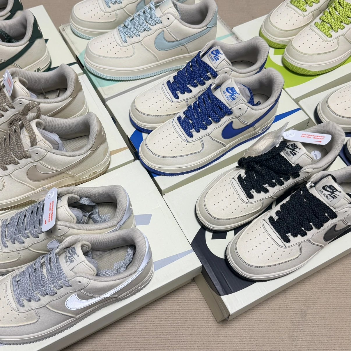 AF1 Canvas Series with Built-in Air Cushion, Company Grade, May Have Stock Marks, Purchase with Caution