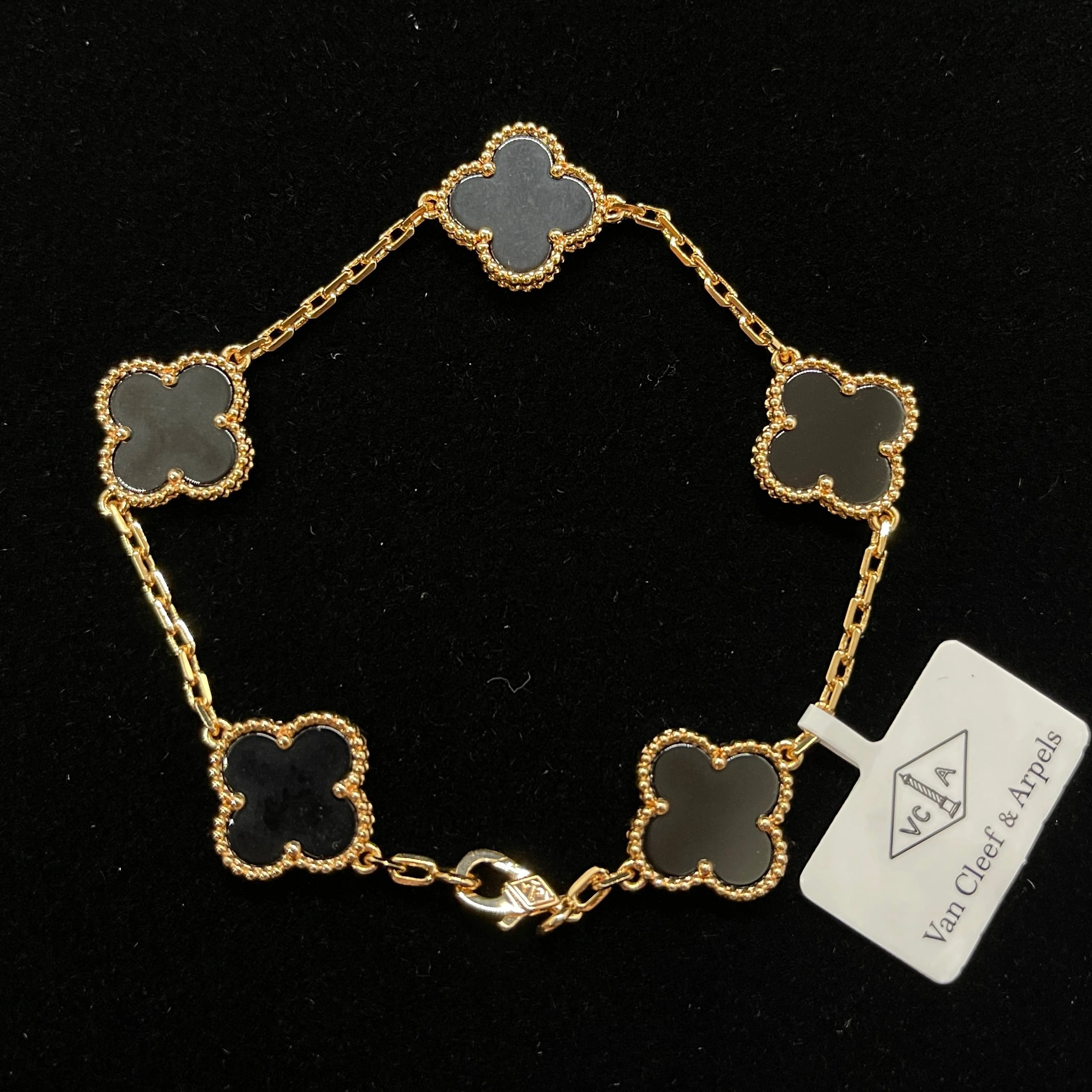 Rose Gold, Black Chalcedony