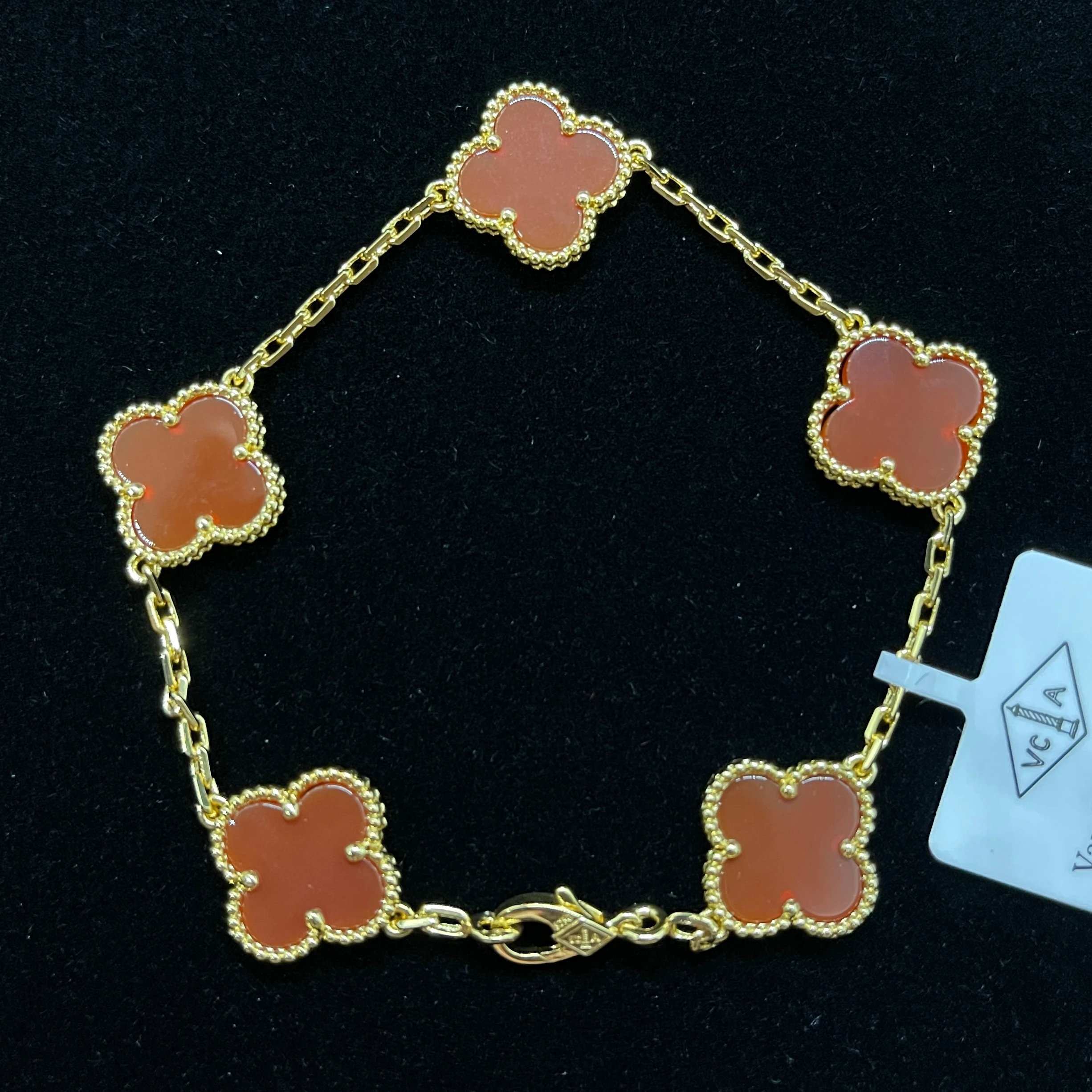 Gold, Red Chalcedony