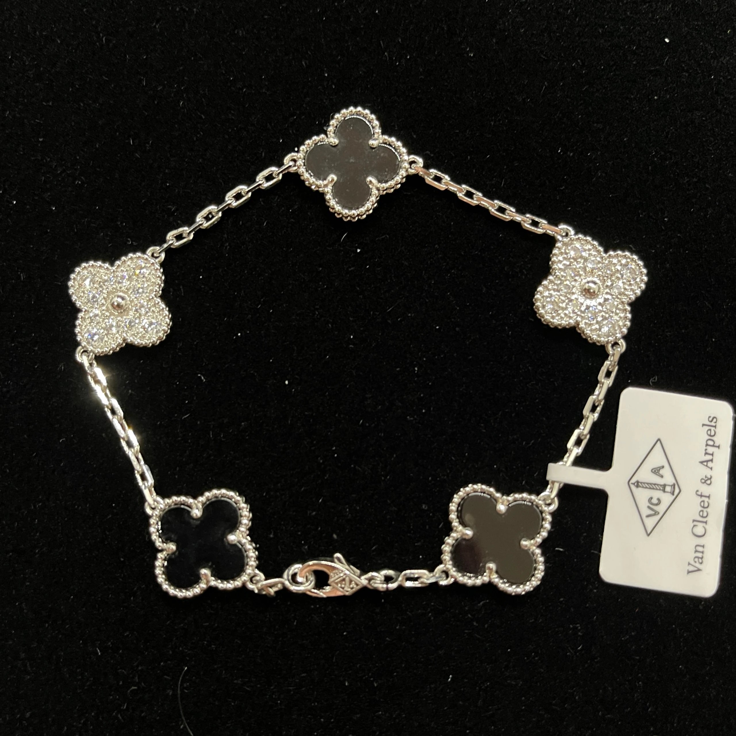 Silver, Diamond-set Panda