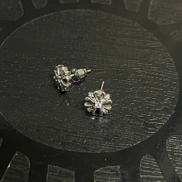 thumbnail for 克洛 耳钉 925银针 情侣款  一档磨具开发 下单即送收纳袋擦银布