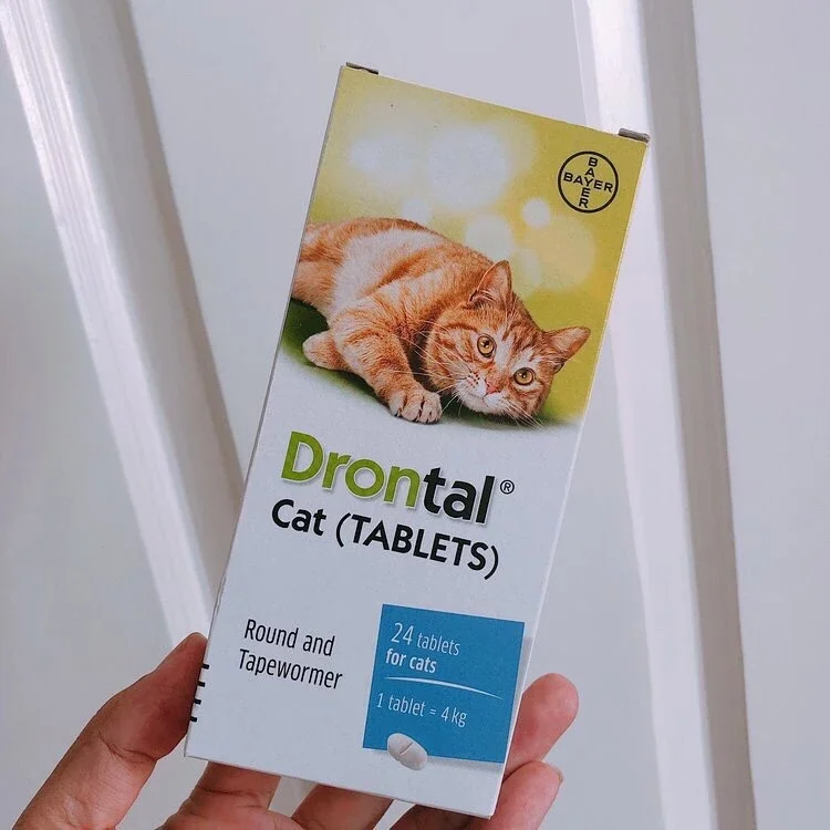 单粒包邮】德国猫拜耳猫咪体内打虫药蛔虫钩虫绦虫打虫片拜耳猫驱虫