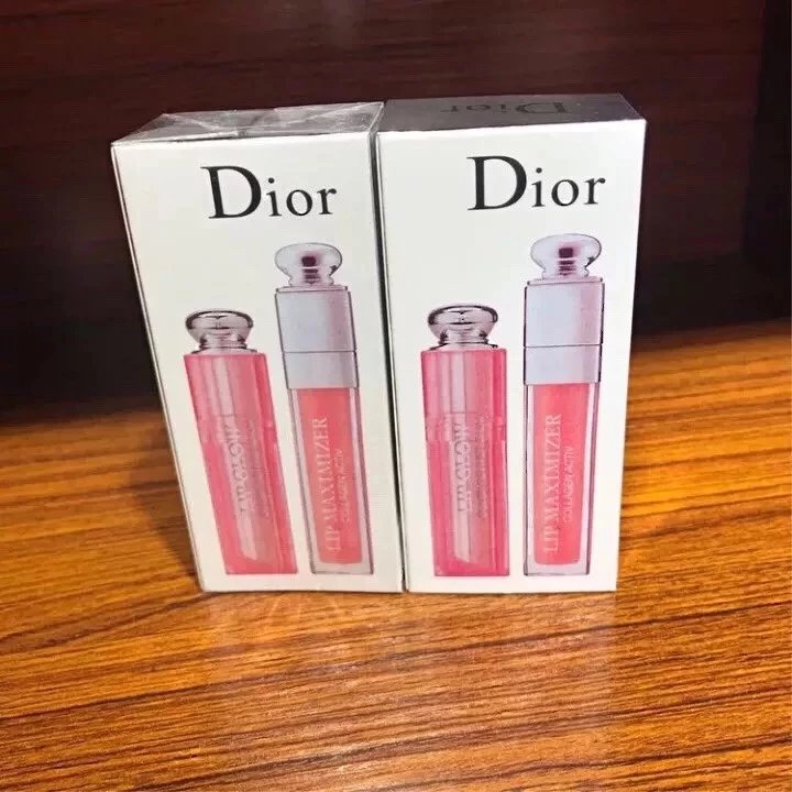 Dior Dior Addict Lip Glow Color Reviver Balm Duo Gift Set (International Version) - Scan to Verify