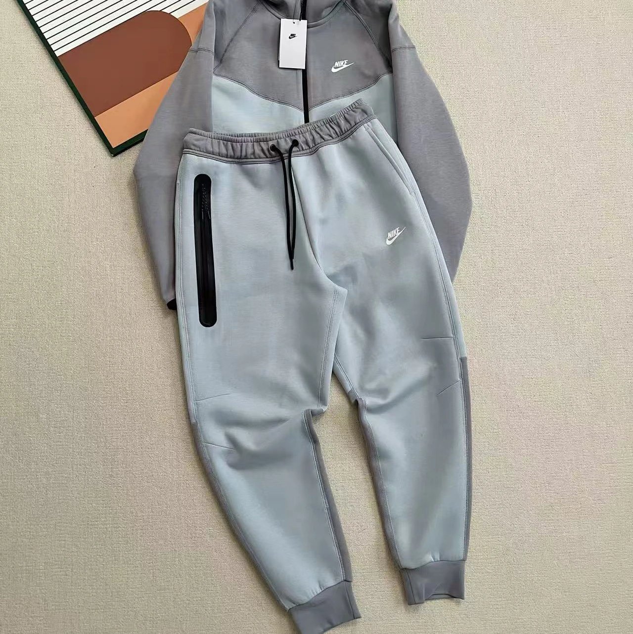 Gray & Light Blue