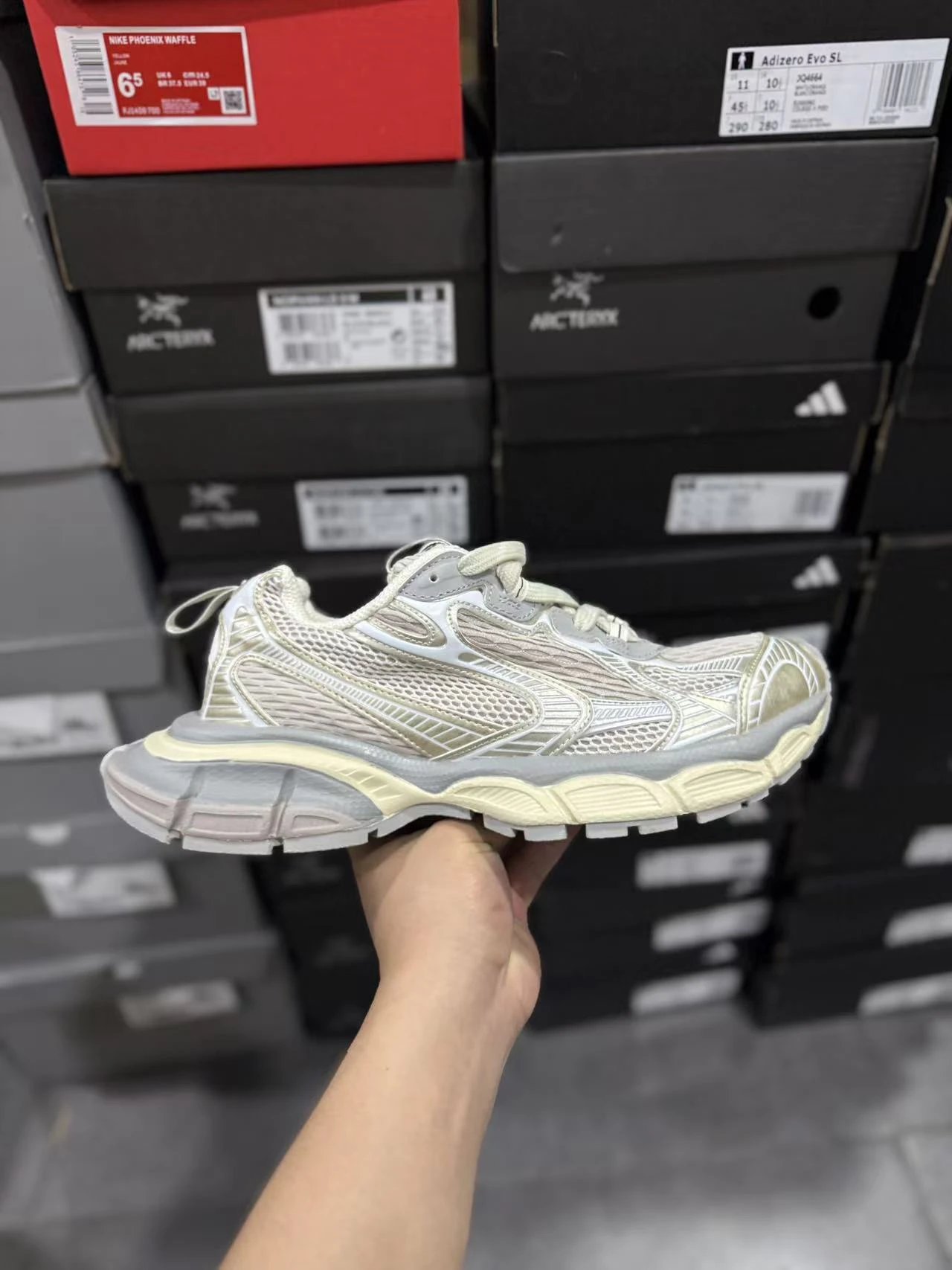 [Pure Original Version/Factory Cash Out/Combination Outsole] Balenciaga 3XL Chunky Sneakers Soft Cushioned Thick Sole Direct Supply Special Price Limited Quantity Couple Style