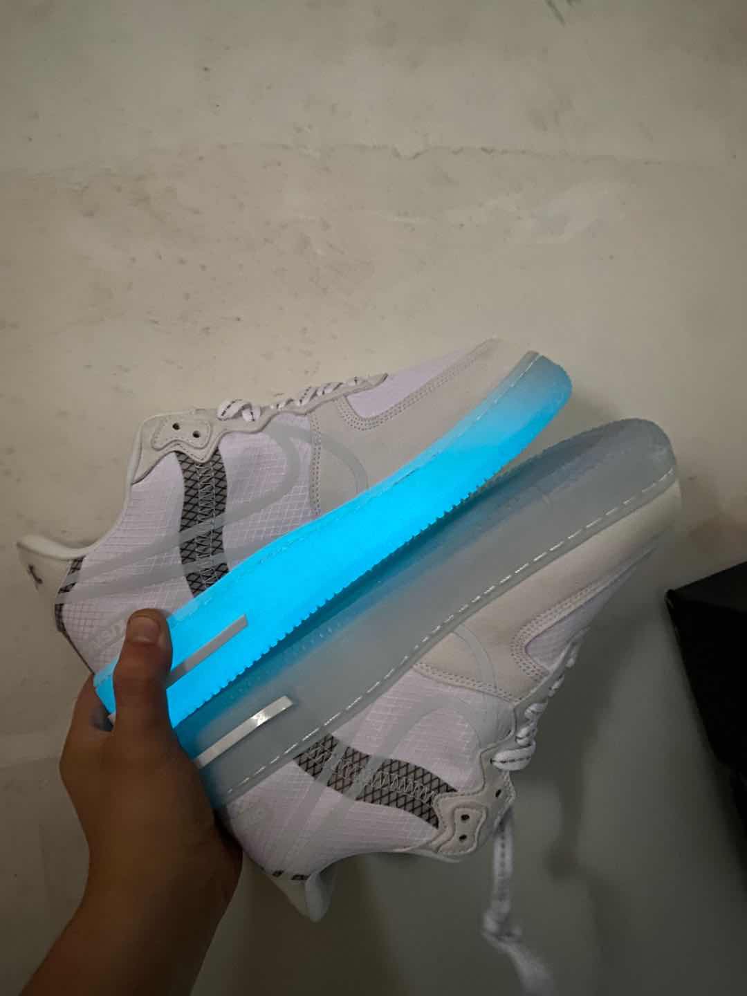 AF1 Ice Blue Neon 3M Casual Shoe