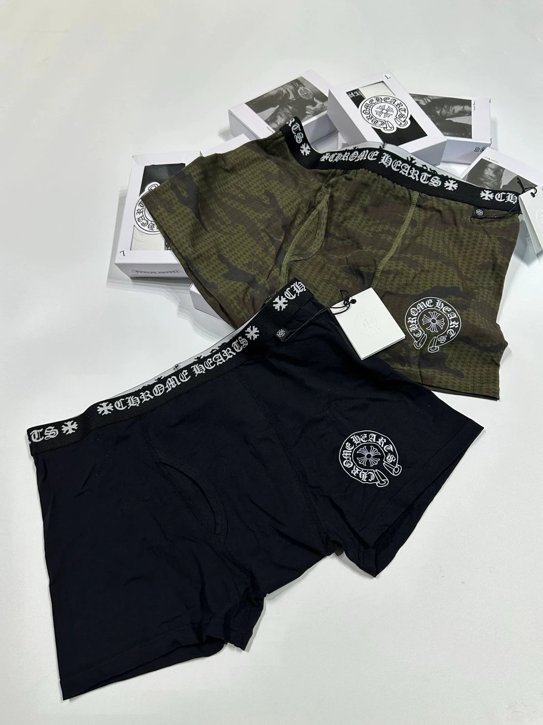 Chrome Hearts Boxer Briefs Black Underwear - 5