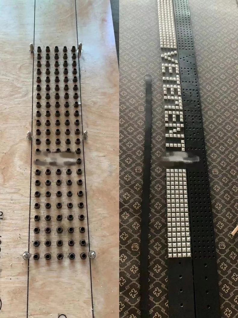 Valentino Rockstud Spike Belt Black - 9