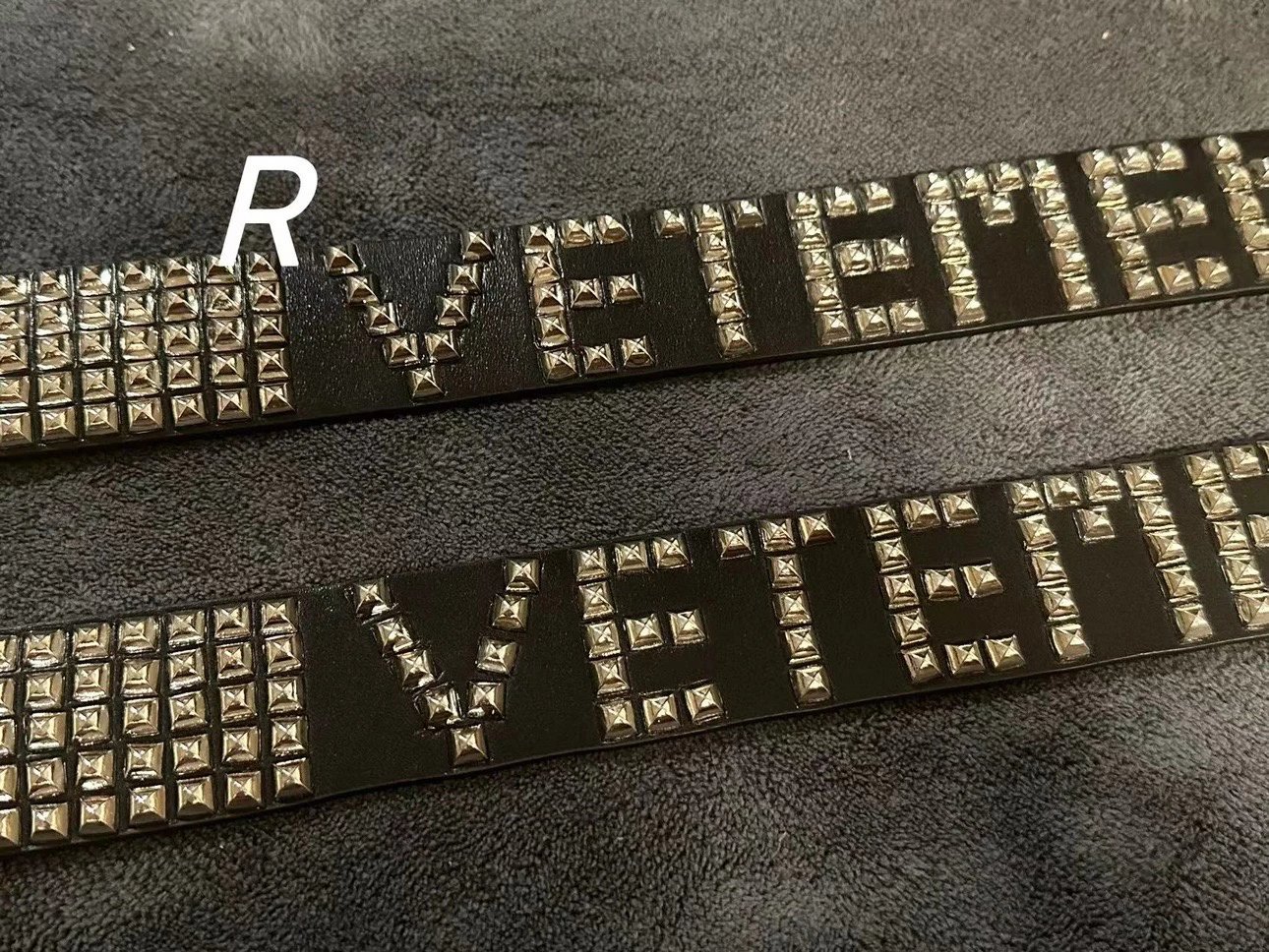 Valentino Rockstud Spike Belt Black - 5