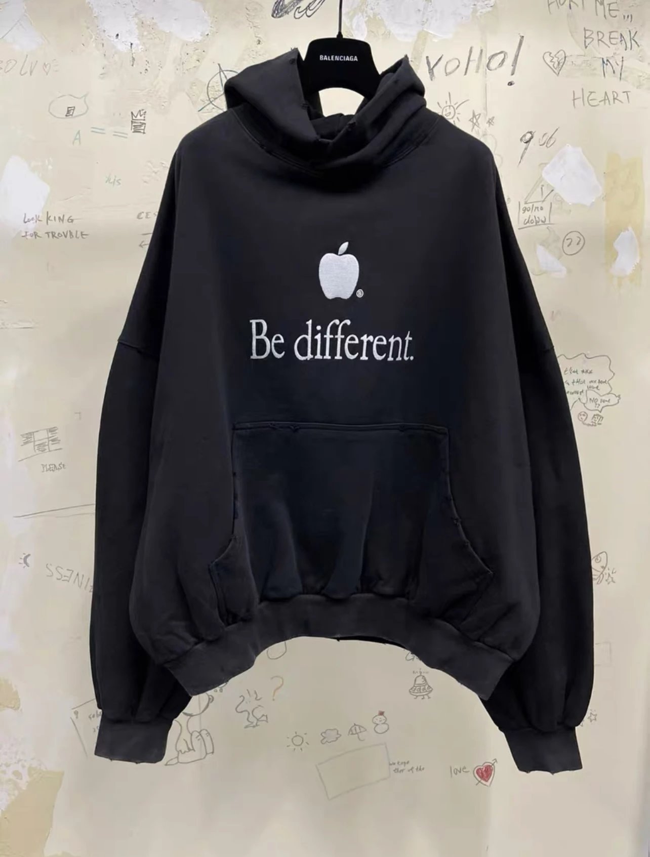 Balenciaga Hoodie Be Different Hoodie