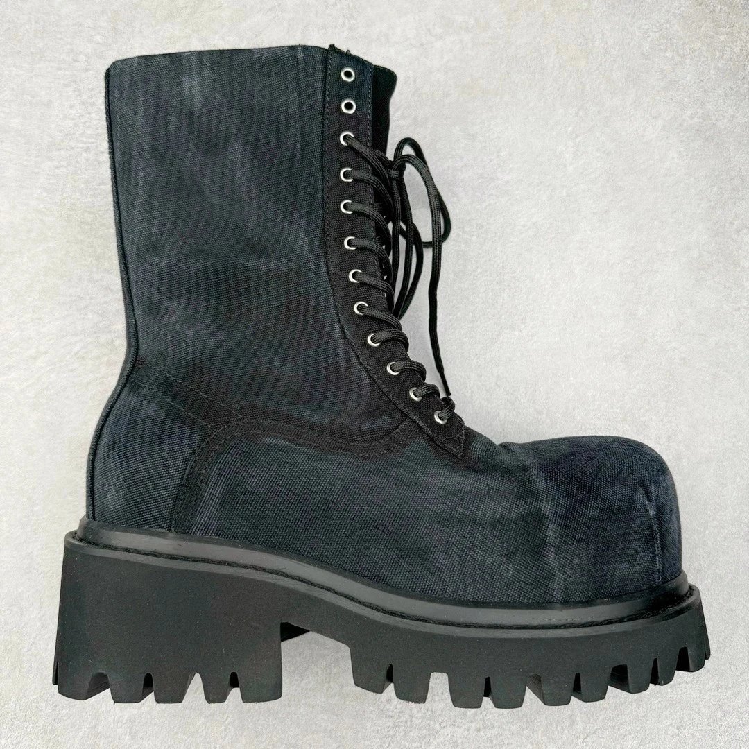 New Arrival Thick Sole Distressed Black