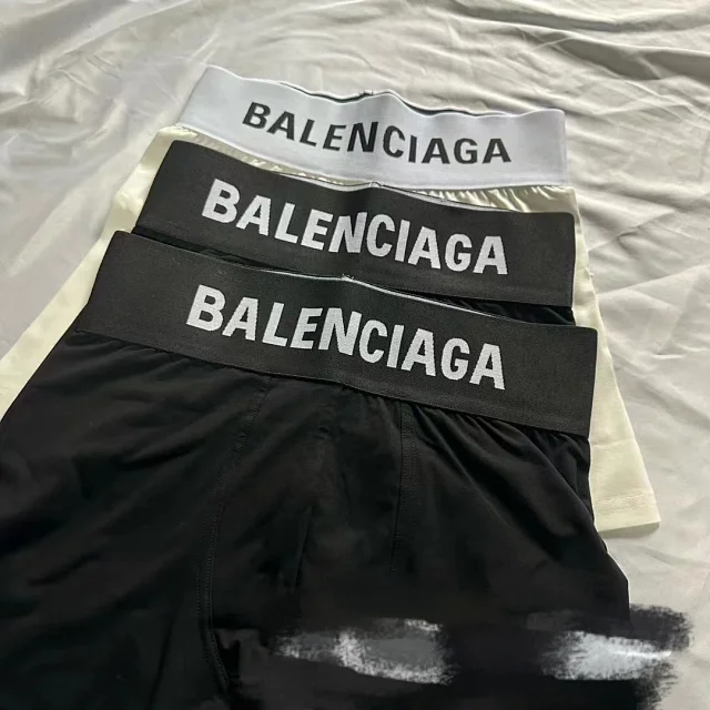 Balenciaga Underwear Logo Waistband Boxer Briefs product detail image 9