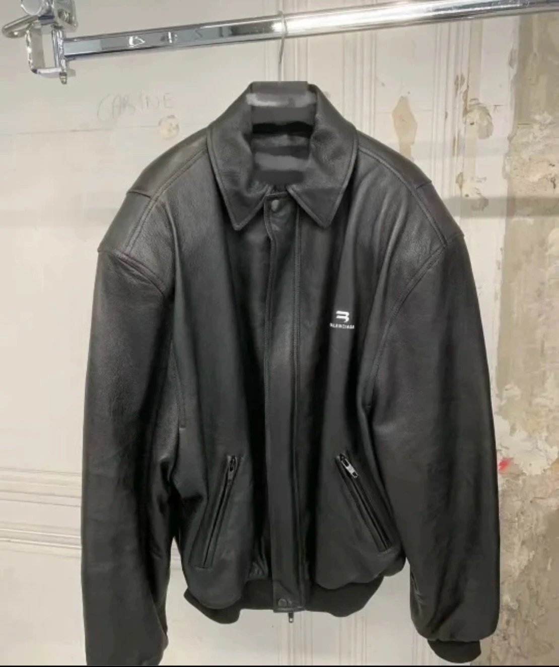 Balenciaga Jacket BB Logo Bomber Jacket