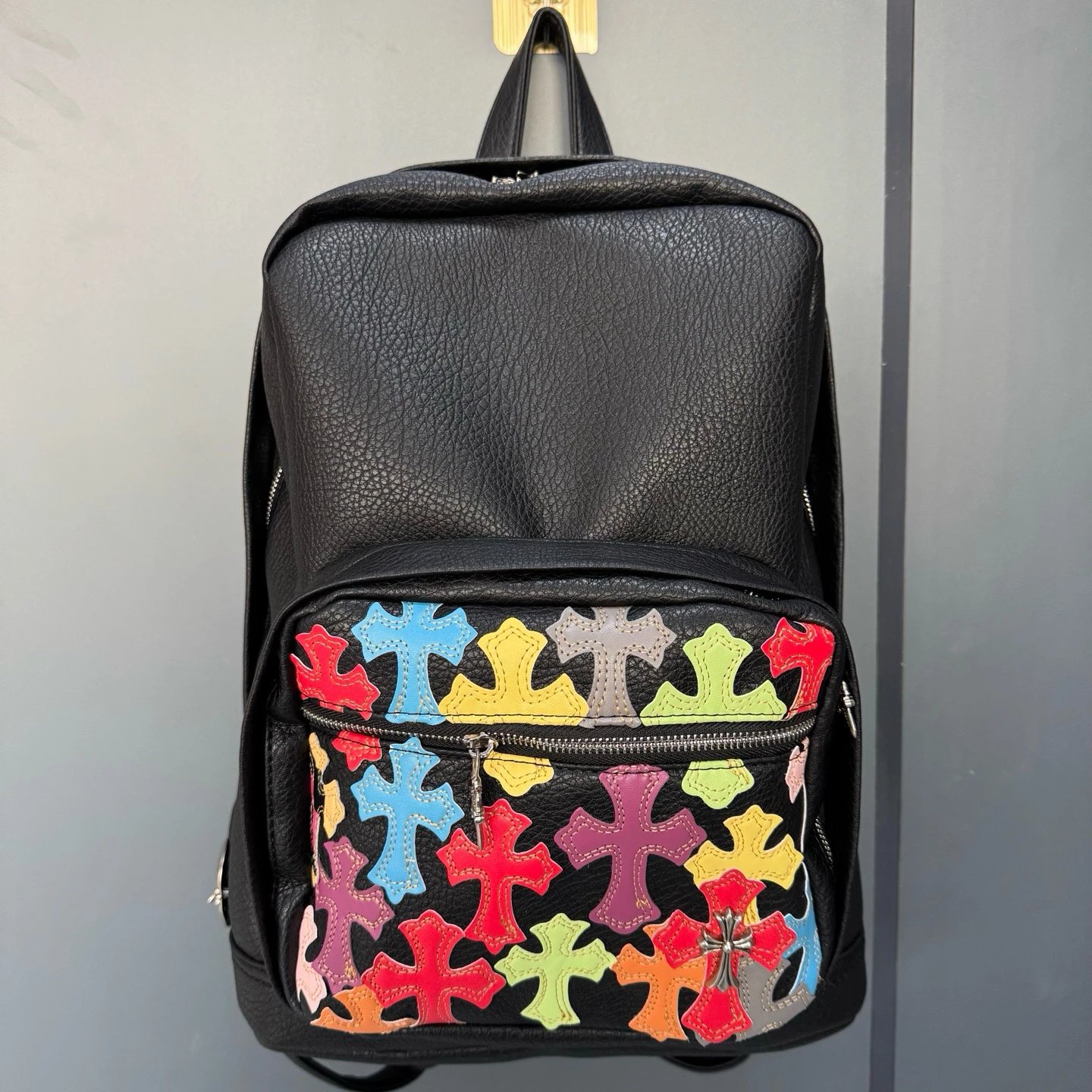 Unbranded Backpacks Cross Appliqué Front Pocket image 3