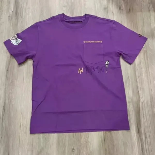 Chrome Hearts An That's That Purple Pocket T-Shirt - 1