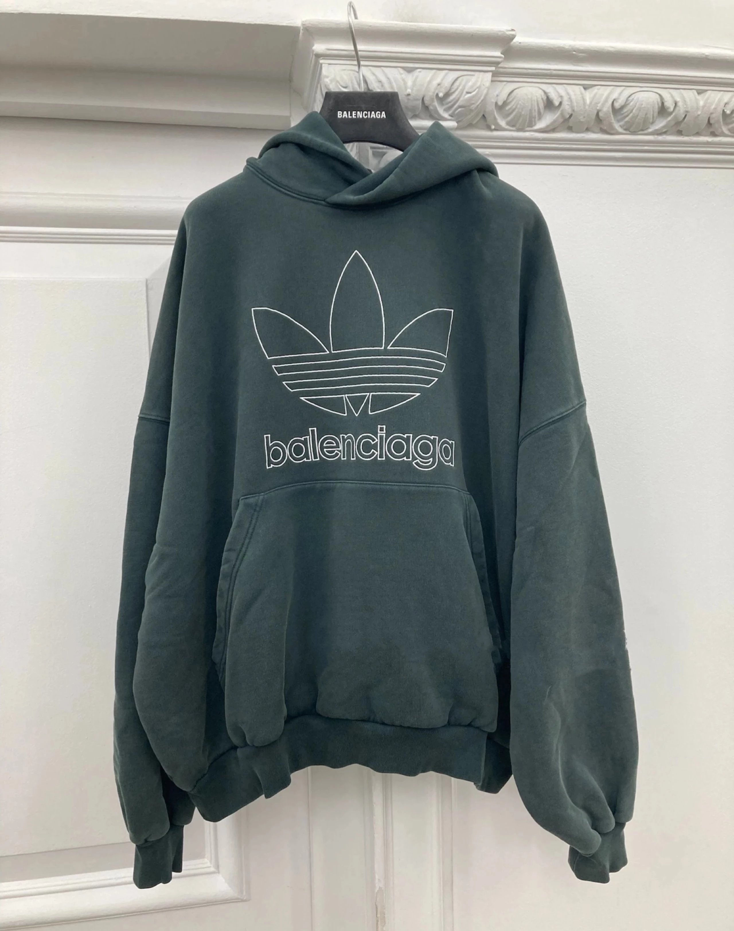 Balenciaga Green Hoodie