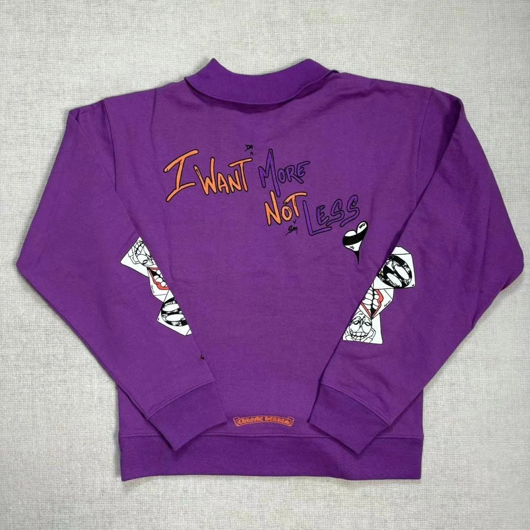 Chrome Hearts x Art That Kills Purple Graphic Crewneck Sweatshirt Sweater - 5